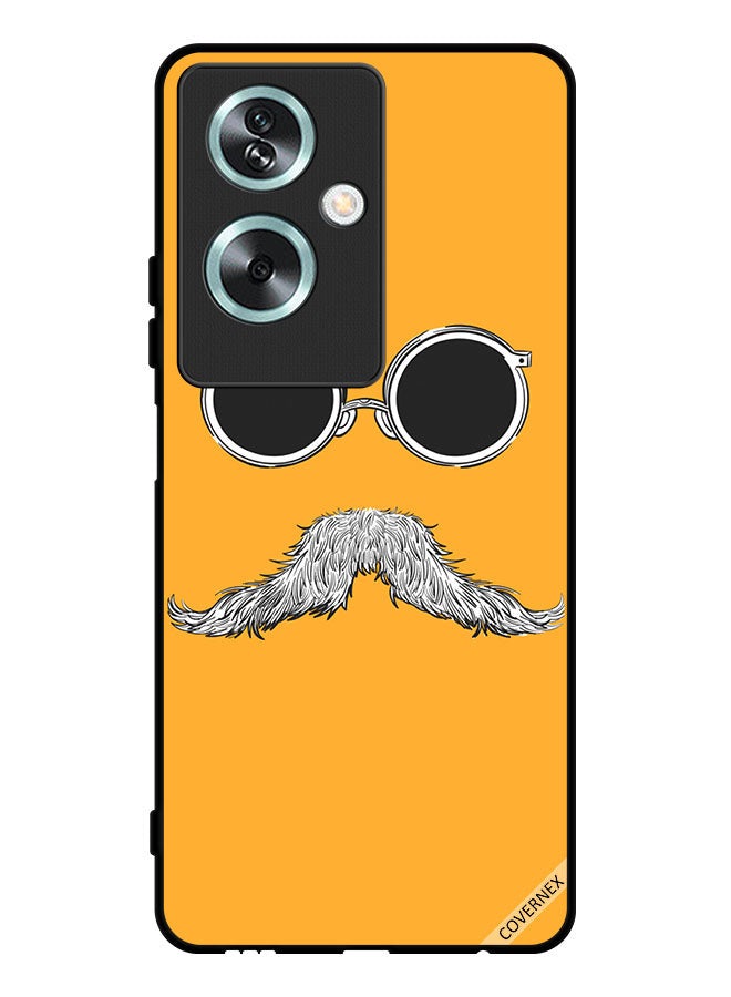 Covernex Protective Case Cover For Oppo A79 Glasses And Mustache Art - Image 1