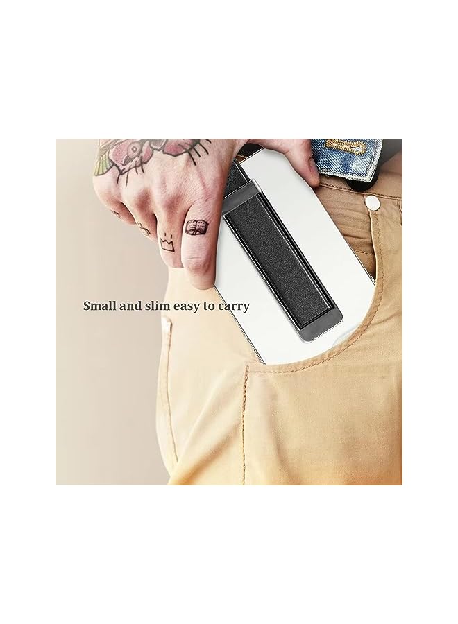 Green Tiger Phone Grip, 3 Packs Phone Grips for Back of Phone, Phone Strap Grip Holder Finger Cell Phone Grip Telescopic Phone Finger Strap Stand Universal Finger Kickstand for Most Smartphones (Black) - Image 3