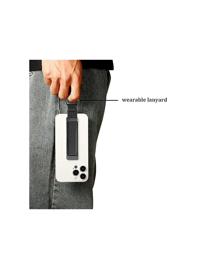 Green Tiger Phone Grip, 3 Packs Phone Grips for Back of Phone, Phone Strap Grip Holder Finger Cell Phone Grip Telescopic Phone Finger Strap Stand Universal Finger Kickstand for Most Smartphones (Black) - Image 5