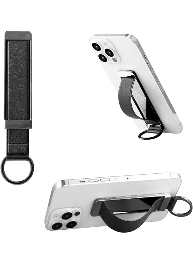 Green Tiger Phone Grip, 3 Packs Phone Grips for Back of Phone, Phone Strap Grip Holder Finger Cell Phone Grip Telescopic Phone Finger Strap Stand Universal Finger Kickstand for Most Smartphones (Black) - Image 1