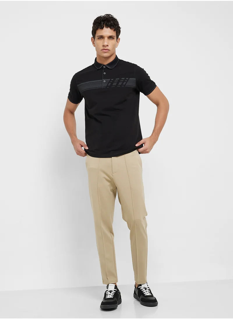 روبرت وود Pleated Slim Fit Pants