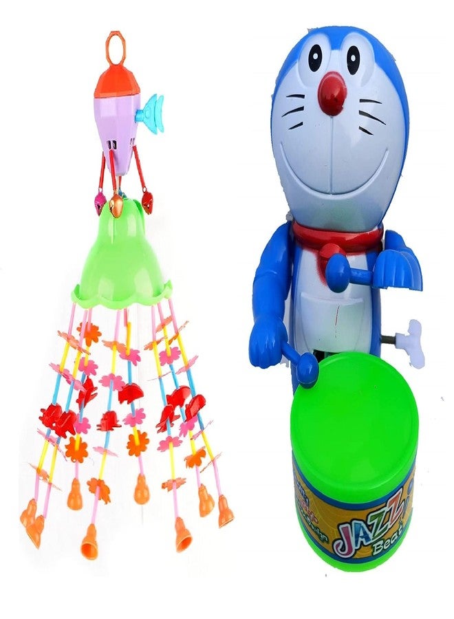SHANVI Toys Merry go Round for Infants no.11, Attachable to Cradle or Window, Soothing Music and Various Shapes for Developing Imagination and Thinking Skills (dore-JHO-02) - Image 1
