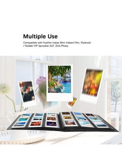 O Ozone 432 Pockets Photo Album for Fujifilm Instax Mini Camera, Polaroid Snap PIC-300 Z2300 Instant Camera, 2x3 Photo Album for Fujifilm Instax Mini 11 9 Evo 90 70 40 8 7 LiPlay Instant Camera - Blue  - Image 3