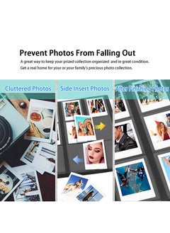 O Ozone 432 Pockets Photo Album for Fujifilm Instax Mini Camera, Polaroid Snap PIC-300 Z2300 Instant Camera, 2x3 Photo Album for Fujifilm Instax Mini 11 9 Evo 90 70 40 8 7 LiPlay Instant Camera - Blue  - Image 2