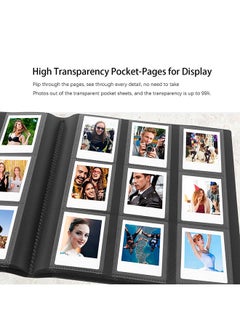 O Ozone 432 Pockets Photo Album for Fujifilm Instax Mini Camera, Polaroid Snap PIC-300 Z2300 Instant Camera, 2x3 Photo Album for Fujifilm Instax Mini 11 9 Evo 90 70 40 8 7 LiPlay Instant Camera - Blue  - Image 4