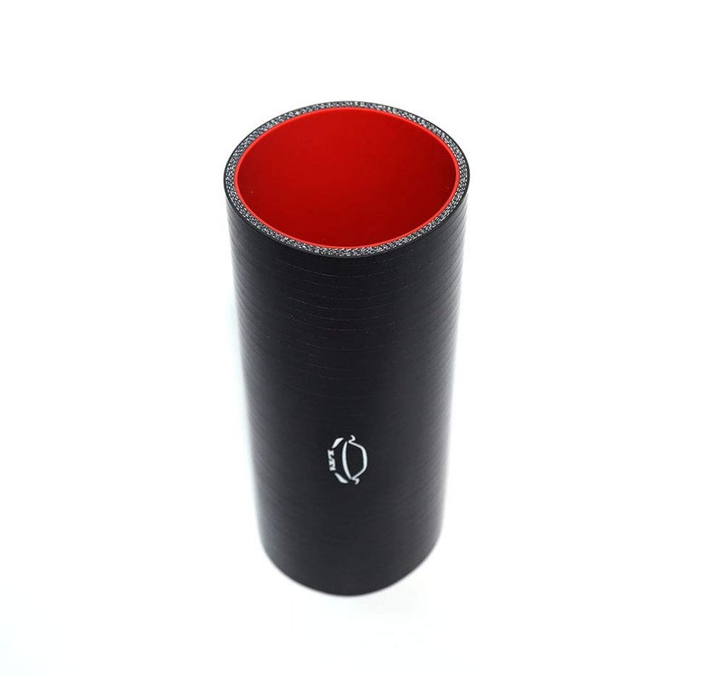 TenkeAuto 8" Long High Performance 4-Ply Reinforced 3" ID Straight Coupler Silicone Hose Turbo/Intercooler/Piping (BLACK 3'') - Image 3