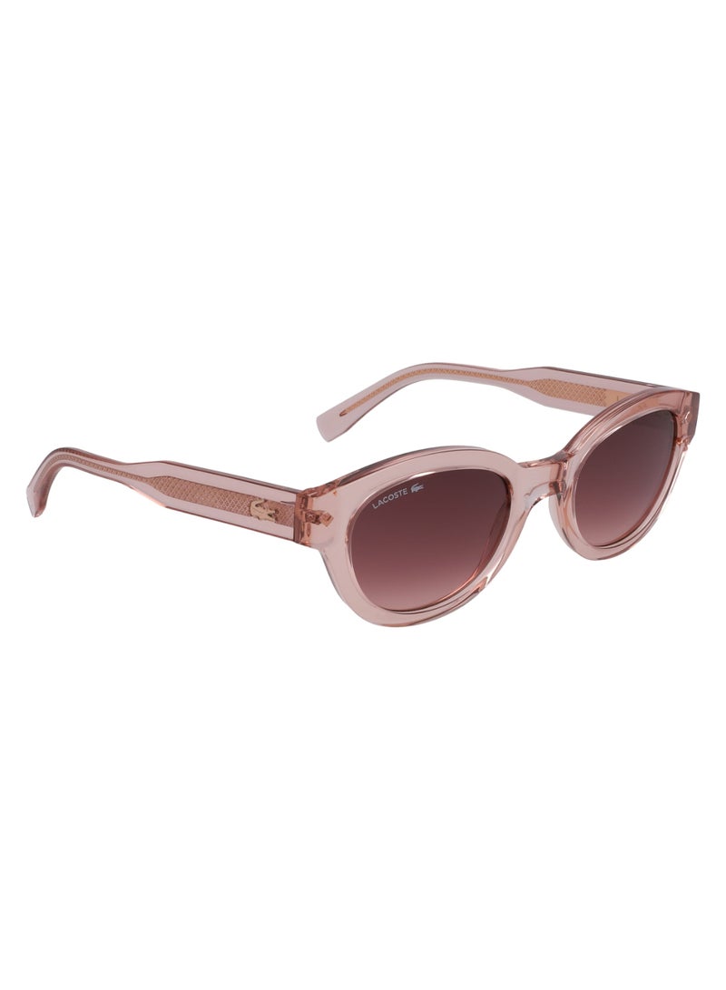 LACOSTE FULL RIM BIO INJ-G820 OVAL LACOSTE SUNS L6024S  5222 (662) ROSE - Image 3