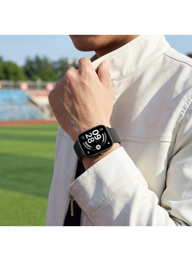 YuiYuKa Adjustable magnetic braided nylon strap for Xiaomi Redmi Watch 6 5 4, adjustable band accessory for Mi Band 10 9 8 Pro. - Image 5