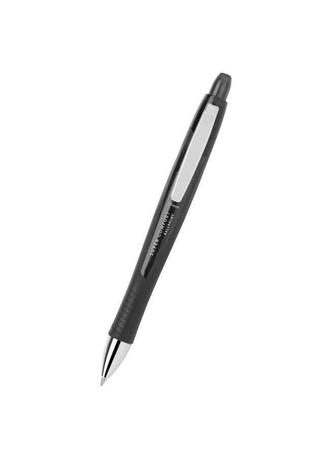 أوفيس ديبوت أقلام حبر جاف قابلة للسحب من Office Depot® بمقبض، رأس متوسط، 1.0 مم، أسطوانة سوداء، حبر أسود، عبوة من 6 قطع - Image 2