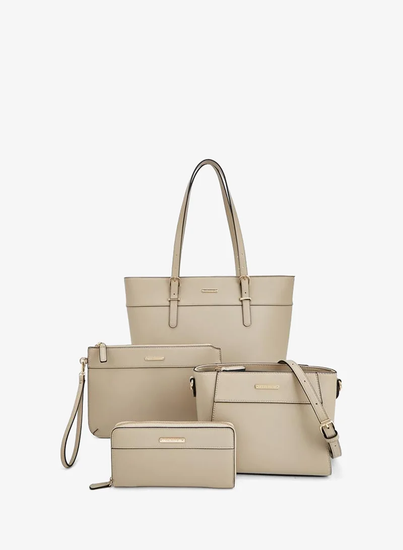 سيليست 4-Piece Tote Bag Set With Solid Design