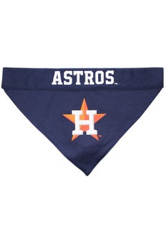 Pets First Mlb Houston Astros Reversible Bandana Size XxLarge For Dogs & Cats. 2 Sided Sports Bandana,Premium Embroidery Team Logo, All Mlb Teams Available  - Image 2