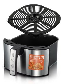 Generic Digital Air Fryer, 7.7L Capacity, 1800W, 12 Presets, LED Touch Screen, Stainless Steel, Window View, Auto Shut-off  - Image 2