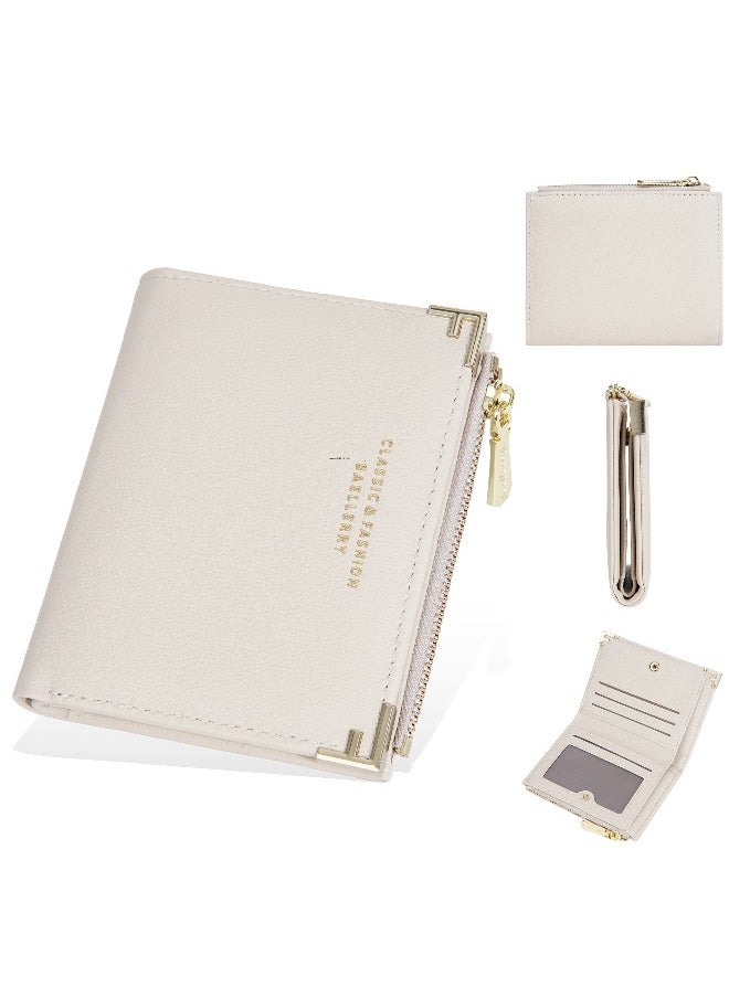 baellerry Korean Women's Purse Short Fashion Zipper Multi-card Button Purse Woman  - Image 1