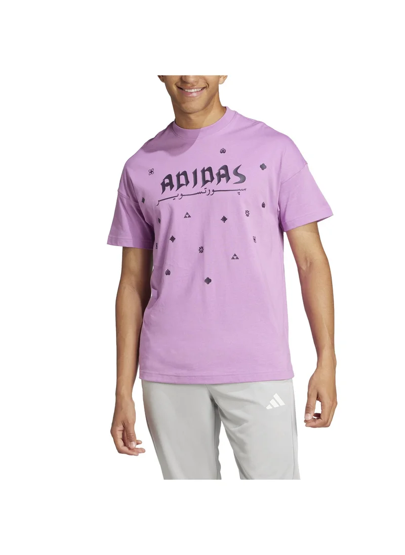 Adidas Bloom Sky Print T-Shirt