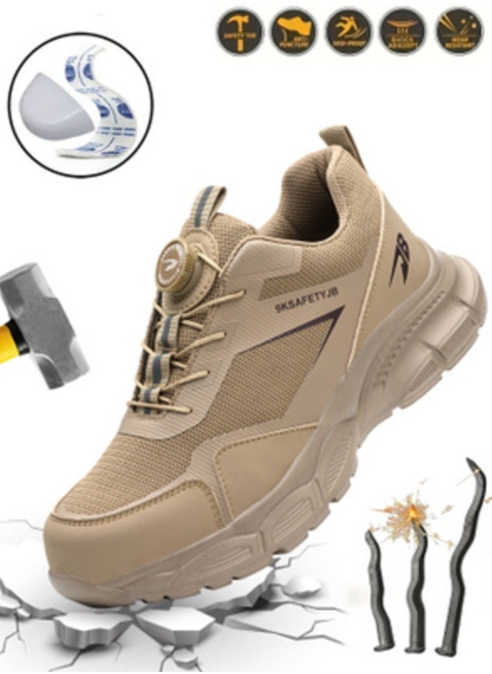 Verci Mens Work Safety Shoes Lightweight Indestructible Steel Toe Cap Sneakers (42 EUR)  - Image 1