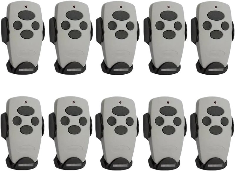 Garage Door Remote, for Garage Remote Control Gate 433MHz Transmitter 2PRO 4PRO Keychain for Barrier Keyfob 433.92MHz Drive(White-10PCS)