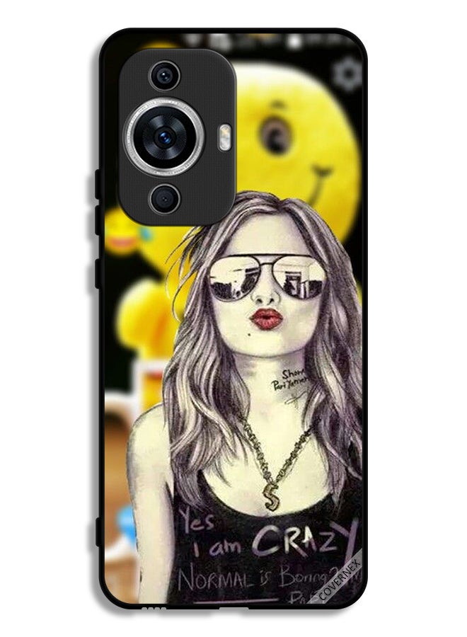 Covernex Huawei nova 12 Lite Protective Case Cover Yes I Am Crazy Normal Is Boring - Image 1
