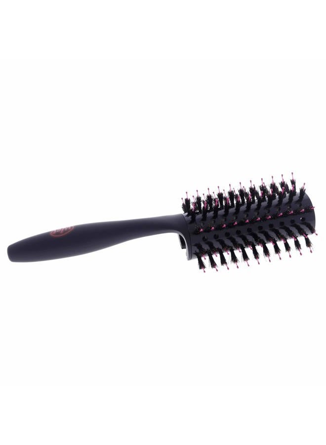 Wet Brush Straighten & Style Round Brush - for All Hair Types - A Perfect Blow Out with Less Pain, Effort and Breakage - Open Barrel Design For High Speed Drying In Less Time, Black - Image 2