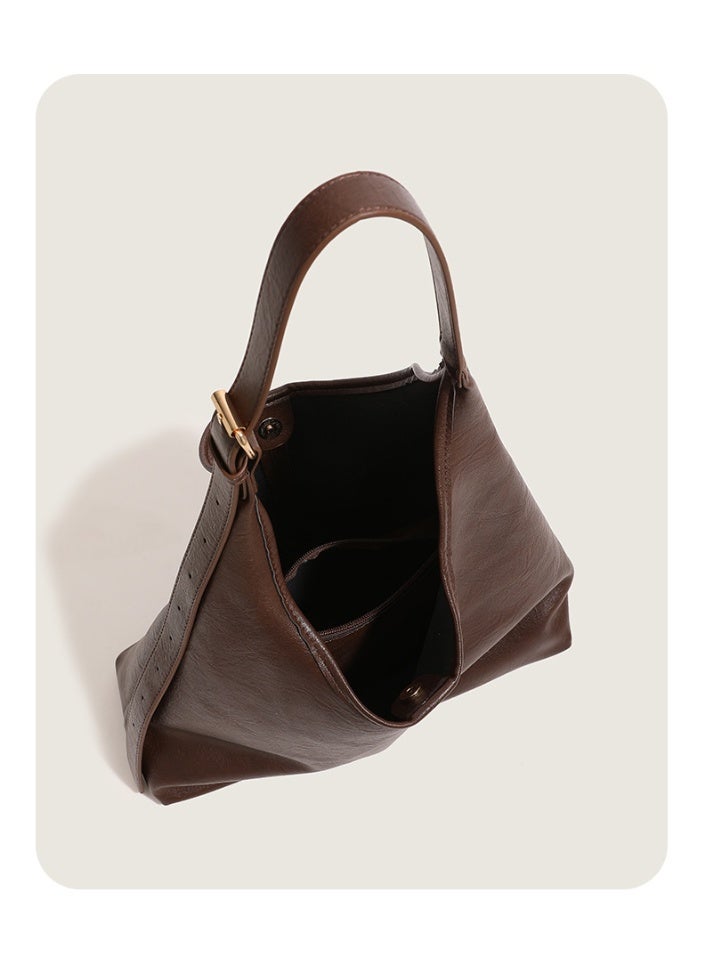 KUYING New Fashionable Simple Retro Underarm Bag  - Image 4