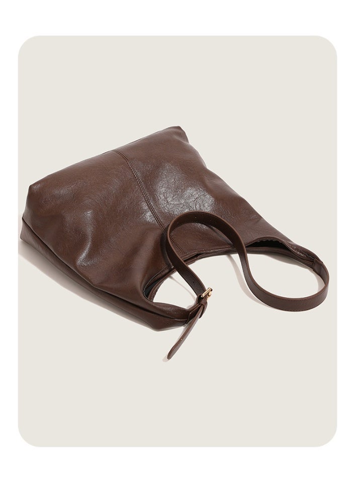 KUYING New Fashionable Simple Retro Underarm Bag  - Image 3