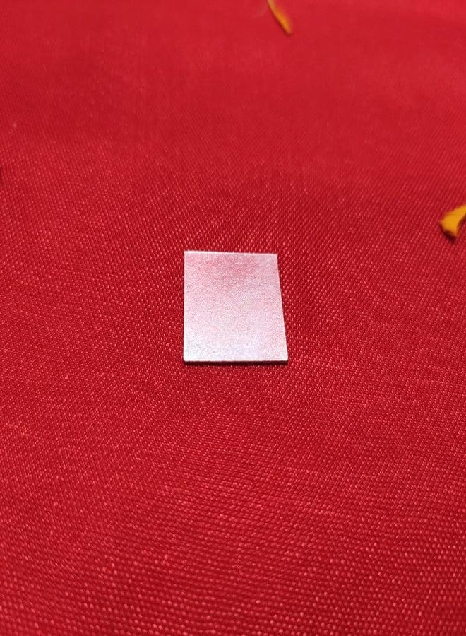 ROLIMOLI Gems Solid Square Piece Silver/Chandi Ka patra (Size : L-2.5cm * W-2.5cm * H-0.1cm | Weight : 2.9gm Approxe) - Image 2