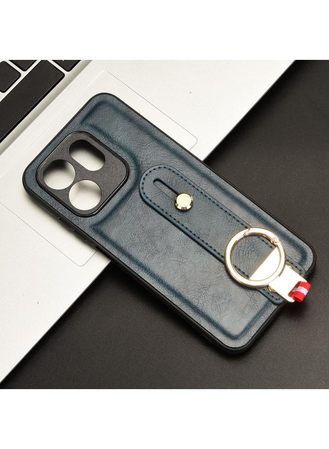 زبون جراب لهاتف Infinix HOT 50i X6531 مزود بسوار معصم وغطاء خلفي من الجلد - Image 2