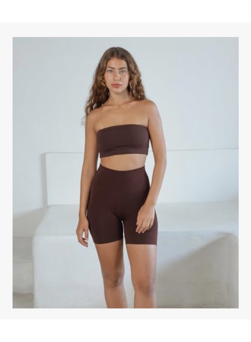 VALANDY Creamlush 4 Pack Biker Shorts Women-8" High Waisted Stretchy Soft Yoga Lounge Shorts - Image 5