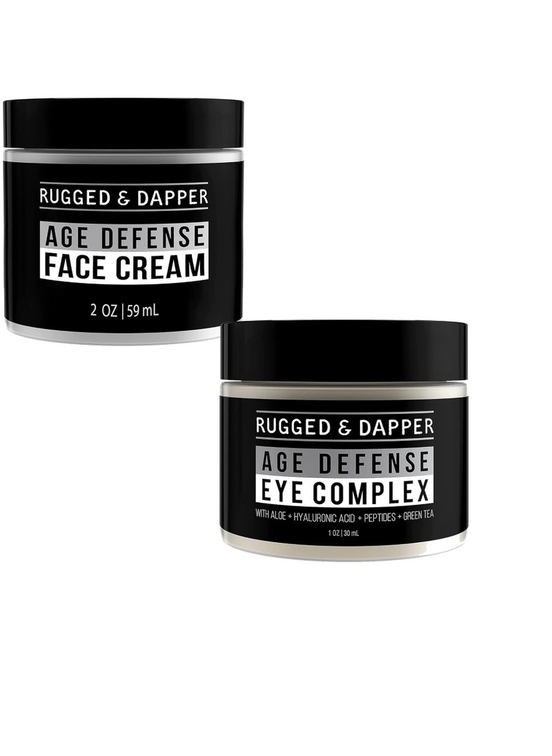 RUGGED & DAPPER RUGGED & DAPPER Age Defense Face Cream and Age Defense Eye Complex  - Image 1