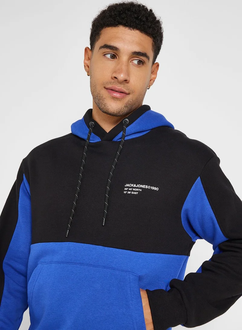 JACK & JONES Colorblock Hoodie