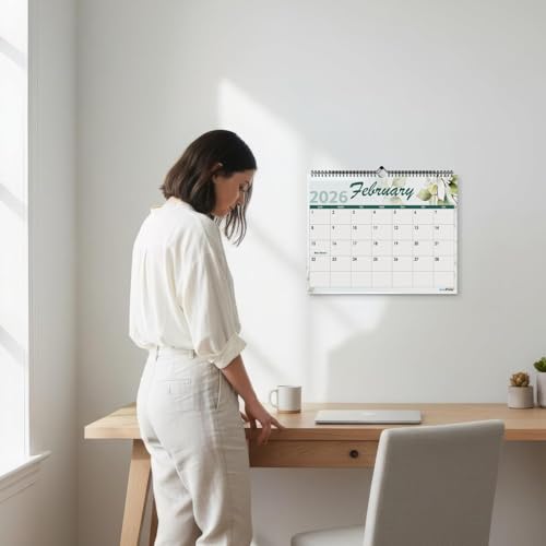 AccuPrints® Wall Calendar 2026 Planner-Size 14 x 20inch - Easy to Write (GLW) - Image 2