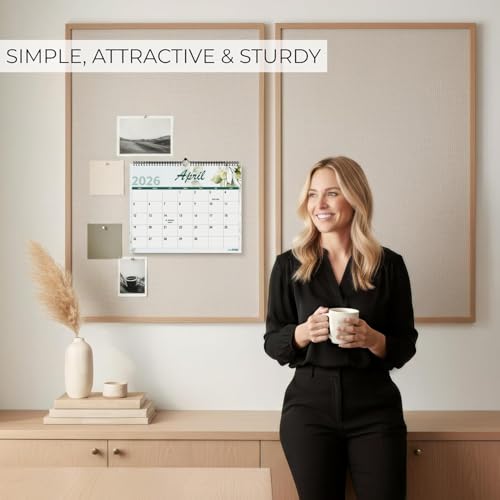 AccuPrints® Wall Calendar 2026 Planner-Size 14 x 20inch - Easy to Write (GLW) - Image 3