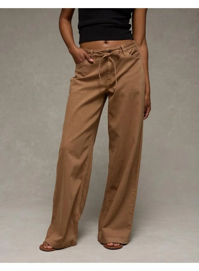 American Eagle AE Dreamy Drape Stretch Low-Rise Ultra Wide-Leg Pant