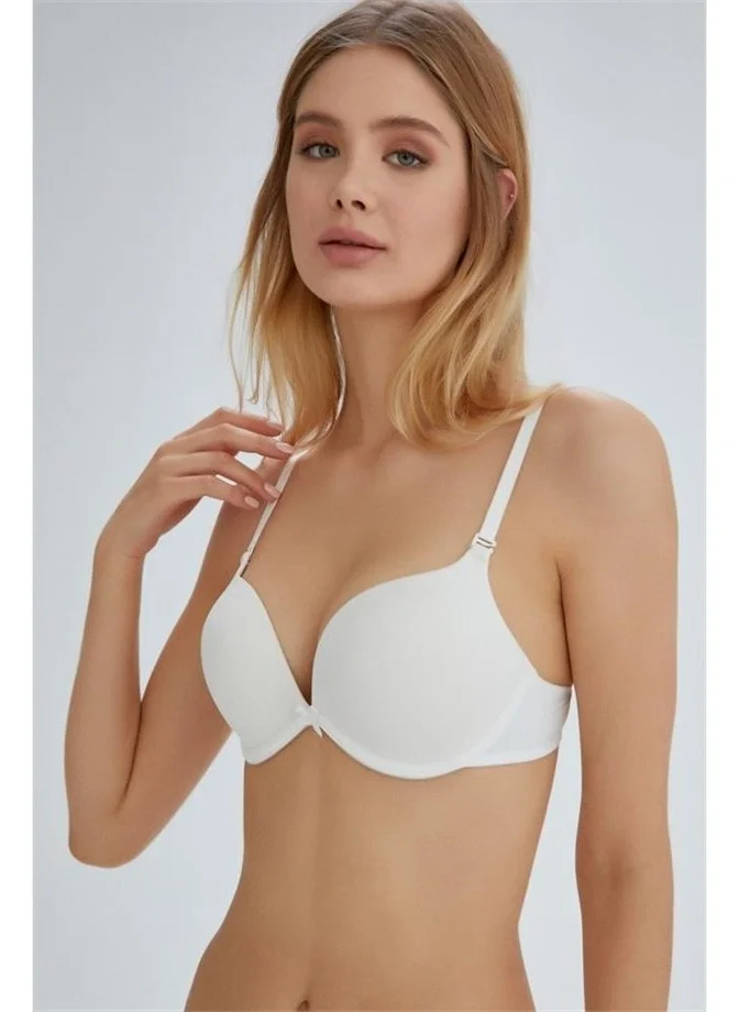 إيروس ERSK130 Double Push-Up Single Bra With Lily Ears - Ecru