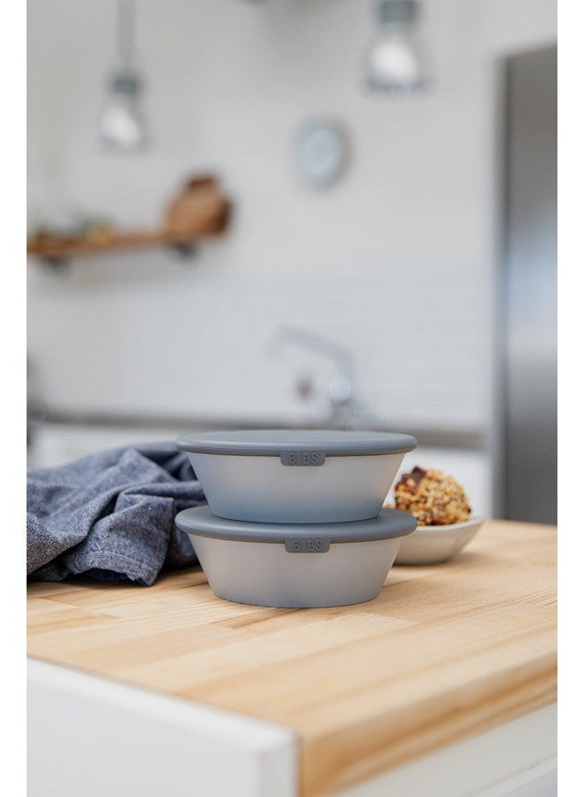 بيبس طقم أطباق عشاء BIBS، أخضر فاتح/أخضر غامق - Image 2