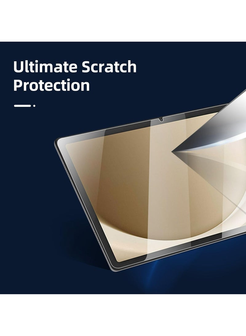 2 in 1  for Samsung Galaxy Tab A9 Plus / A11 Plus 11 Inch （Not for Tab A9 / Tab A11)  Protection Pack - Ultra Clear Shockproof Case & Edge-to-Edge Screen Protector, 360 Degree Protection, Back Cover & Screen Protector,Clear - Image 2