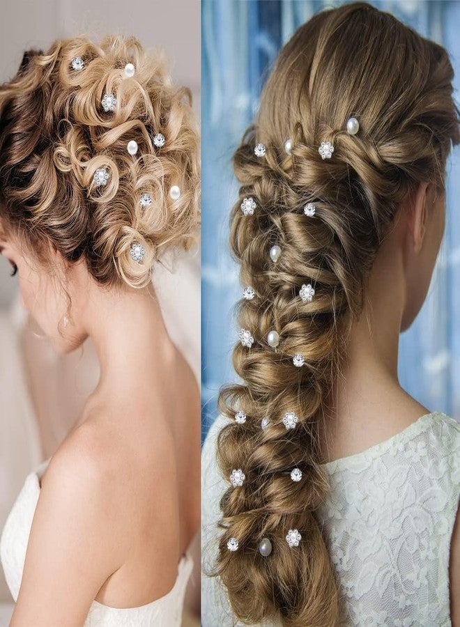 AKADO 12pcs Spiral Hair Pins Clips Mini Rhinestone Swirl Hair Twists Coils Hair Jewelry for Braids Bridal Wedding Decorations Twister Hair Studs Set - Image 3