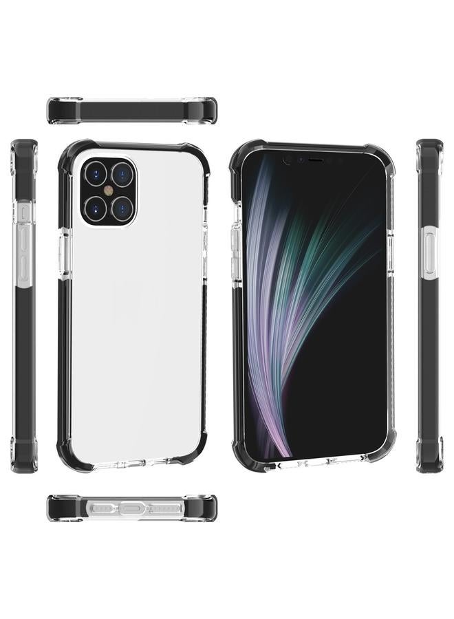 Zaboon Case For iPhone 12 / 12 Pro Four-corner Shockproof TPU + Acrylic Protective Case - Image 4