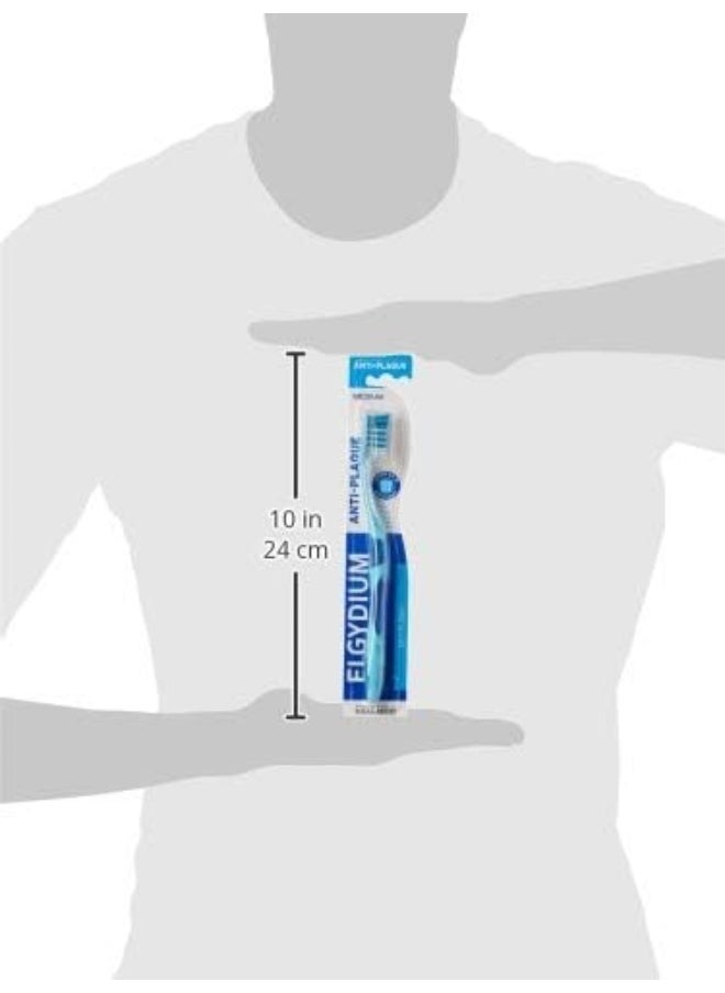 ELGYDIUM - Anti-Plaque Medium Toothbrush - Image 1
