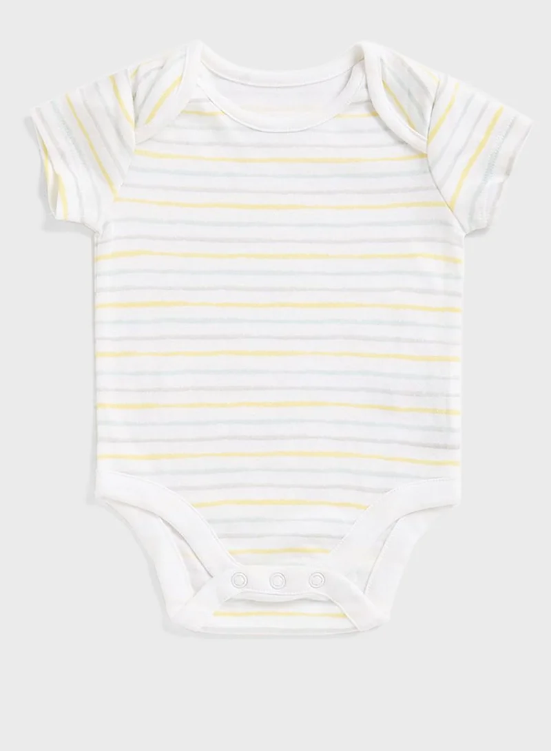 mothercare Infant 5 Pack Assorted Bodysuits