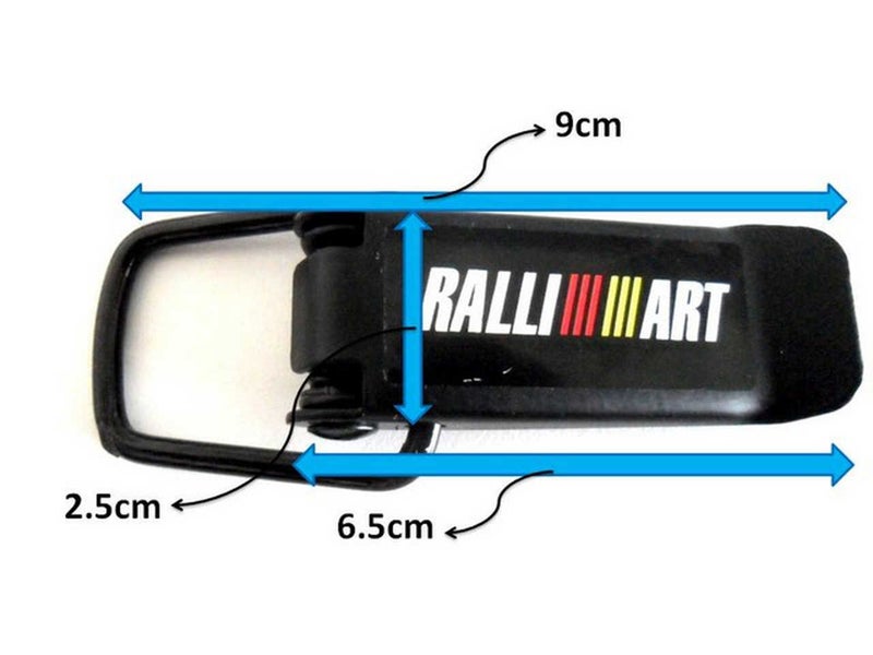 AUTO MT 4PC/Set RALLIART Bumper Clip JDM Racing Car Big Boot Bonnet Side Bumper Guards Toggle Fasteners Catch Clips (4PC-RALLIART Bumper Clip) - Image 3