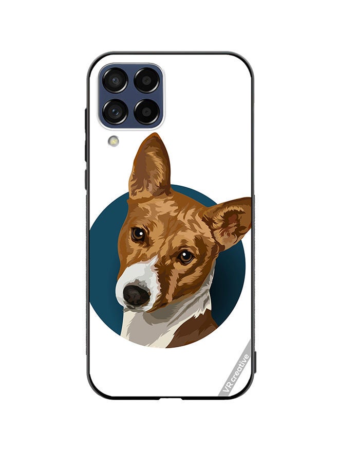 VR CREATIVE Protective Case Cover For Samsung Galaxy M53 Face Dog Design Multicolour - Image 1