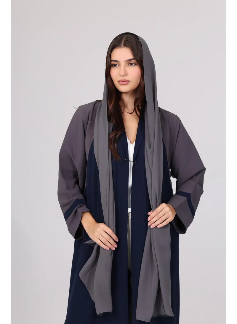 Ikkxa  Blazer Design Open Front Abaya ABY1119 for Women | Best Price UAE