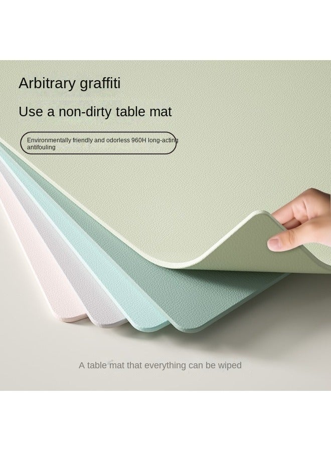 UNIVERSAL Silicone table mat waterproof and anti-fouling writing mat children primary school desk mat tea table dining table mat oil-proof tablecloth - Image 1