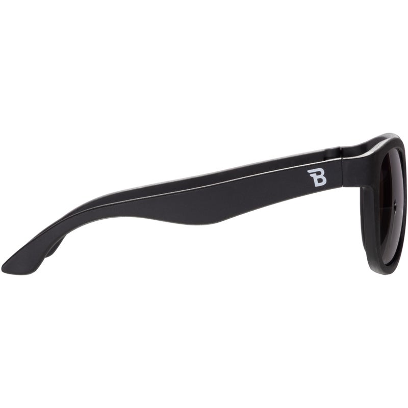 Babiators Polarized Navigator | Jet Black | Smoke Lenses | Ages 0-2 - Image 2