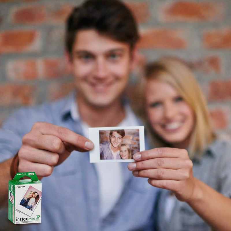Fujifilm INSTAX Mini Instant Film (White) for Fujifilm Mini 8,9,11,12 Cameras w/Microfiber Cloth by Quality (40 Prints) - Image 5