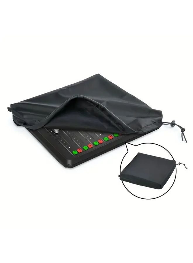Black Console Dust Cover Protective Case for Recording Mixer Presenter - Image 1