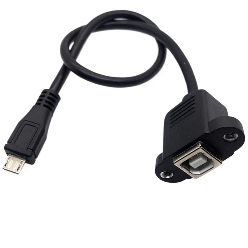 Mini Micro USB Male to USB B Jack Female Socket Printer Panel Mount Cable USB2.0 3.0 Micro Mini USB Cable Extension Cord(1m,NO7 USB 3.0) - Image 4