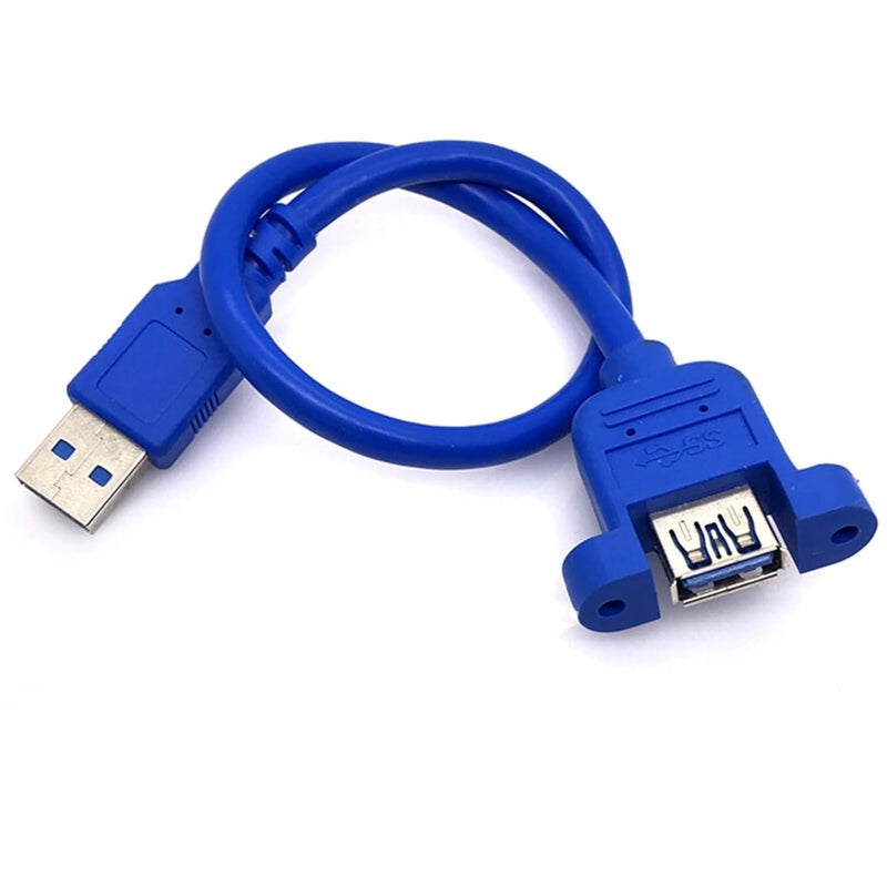 Mini Micro USB Male to USB B Jack Female Socket Printer Panel Mount Cable USB2.0 3.0 Micro Mini USB Cable Extension Cord(1m,NO7 USB 3.0) - Image 1