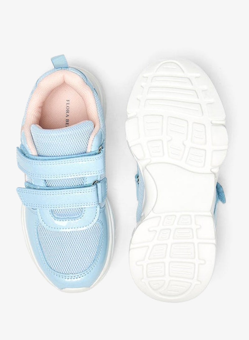 Flora Bella By Shoexpress Girls Panelled School Shoes With Hook And Loop Closure - Image 4