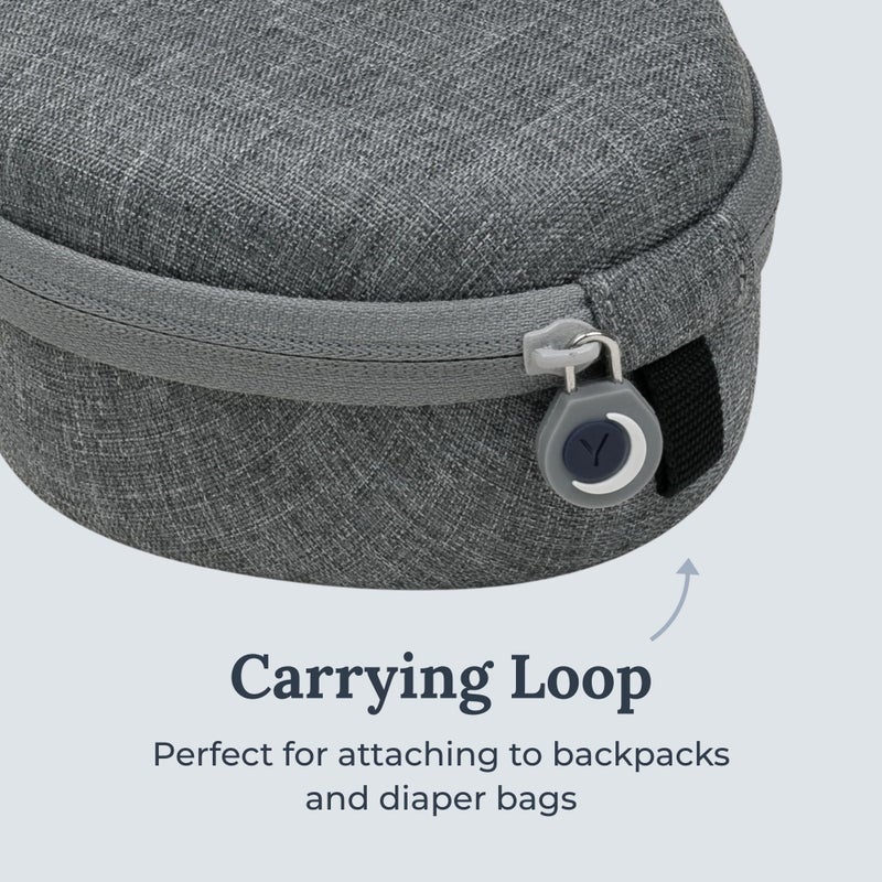 Yogasleep Crush-Resistant Travel Case for Hushh & Rohm White Noise Sound Machines, Provides Protection While Traveling, Double Stitch Zipper, Protection from Scratches & Water Splashes - Image 3